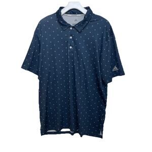 Adidas Golf Men's Ultimate 365 Performance Polo Shirt, Blue Size Large